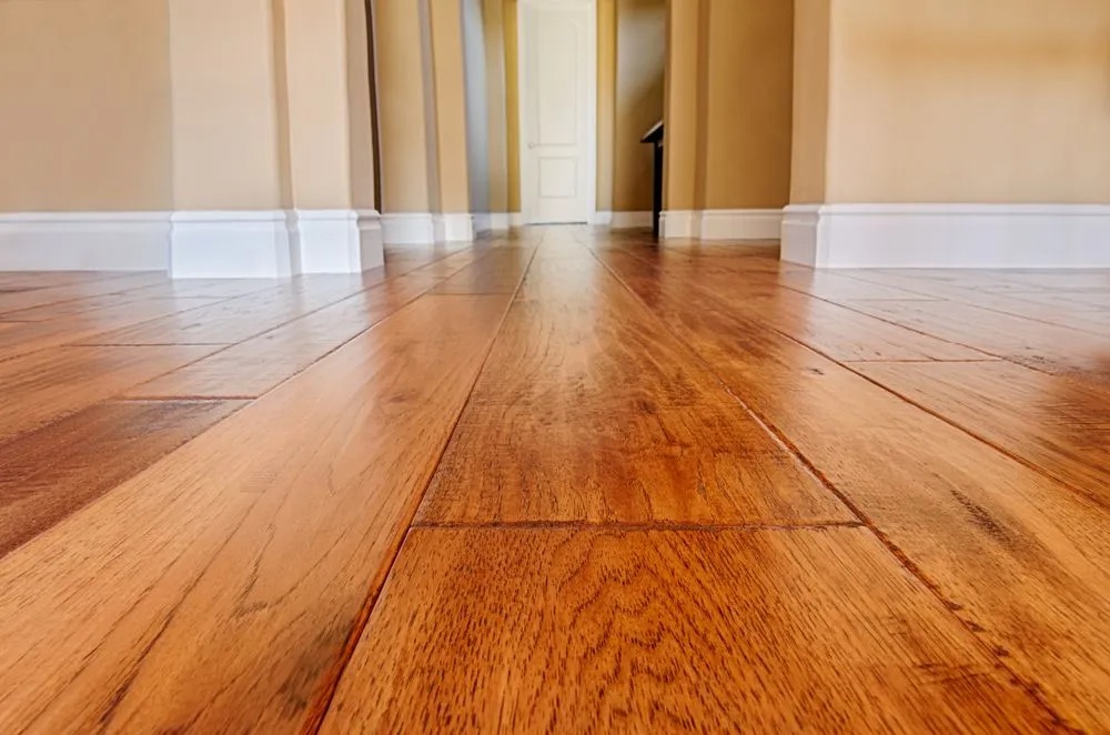 Timber flooring installed along a hallway by Next Level Flooring on the Mid North Coast