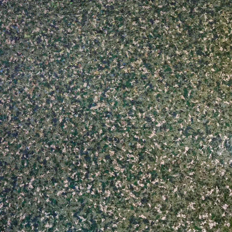 Decorative flake epoxy flooring finish